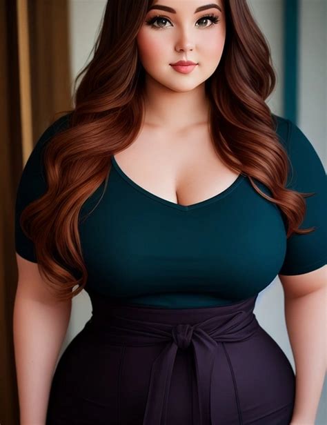 AI generated Curvy Women